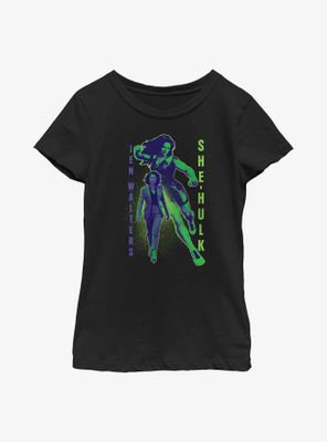 Marvel She-Hulk Walters Gradient  Youth Girls T-Shirt