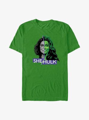 Marvel She-Hulk Face Split T-Shirt