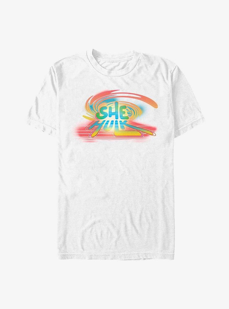 Marvel She-Hulk Spray Paint Logo T-Shirt