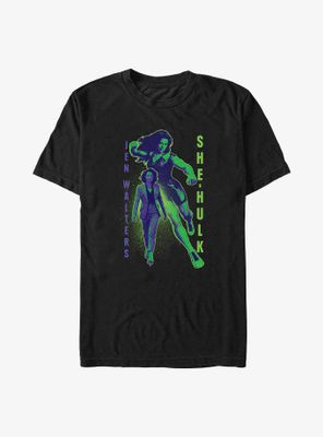 Marvel She-Hulk Walters Gradient  T-Shirt