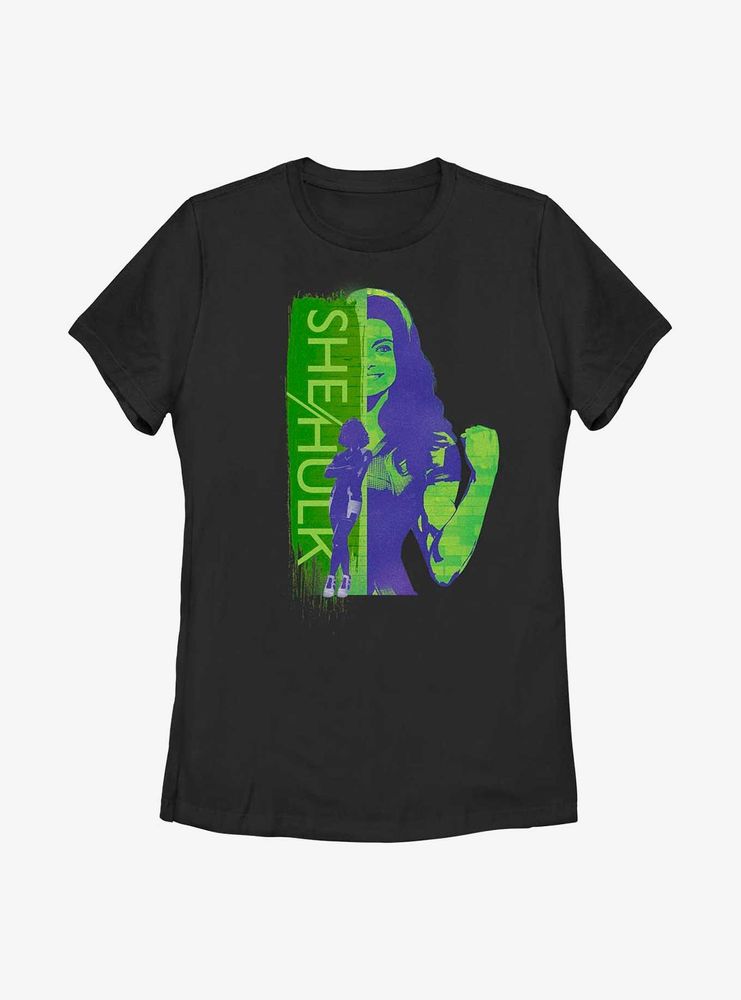 Marvel She-Hulk Silhouette Womens T-Shirt