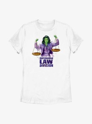 Marvel She-Hulk Superhuman Law Scales Womens T-Shirt