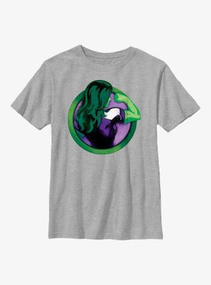 Marvel She-Hulk Arm Flex Badge Youth T-Shirt