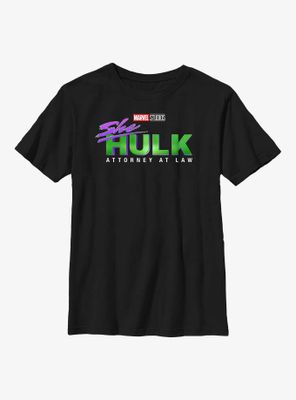 Marvel She-Hulk Attorney At Law Logo Youth T-Shirt