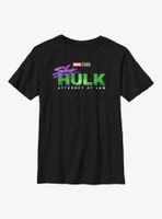 Marvel She-Hulk Attorney At Law Logo Youth T-Shirt