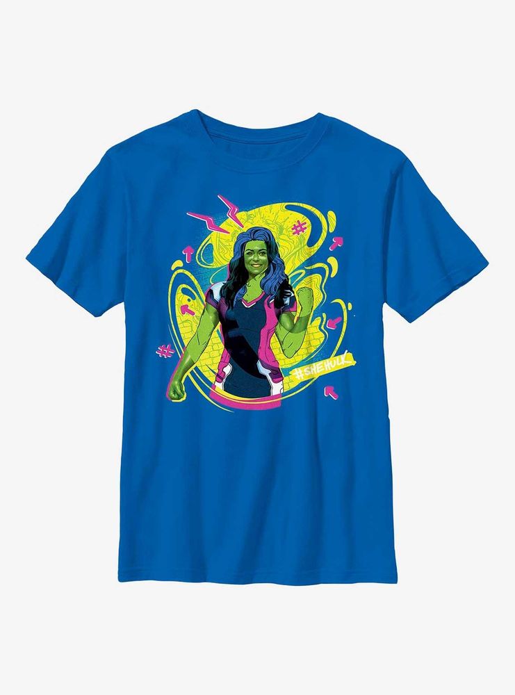 Marvel She-Hulk Graffiti Youth T-Shirt