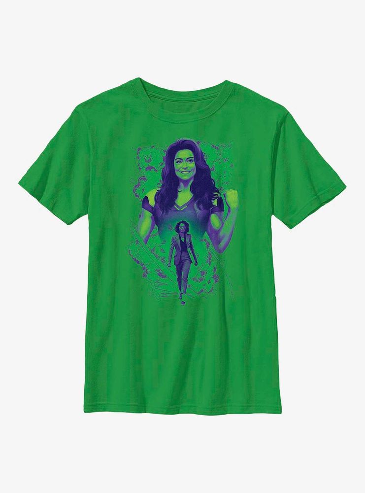 Marvel She-Hulk Transformation Youth T-Shirt