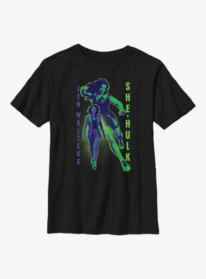 Marvel She-Hulk Walters Gradient  Youth T-Shirt