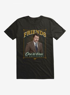 Parks And Recreation Sufficient Friends T-Shirt