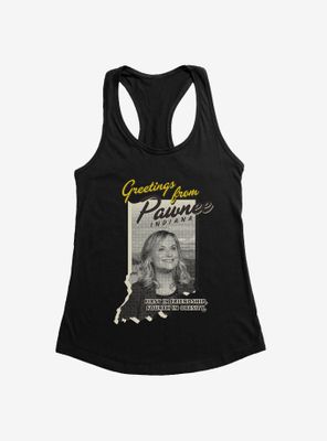 Parks And Recreation Greetings Pawnee Womens Tank Top