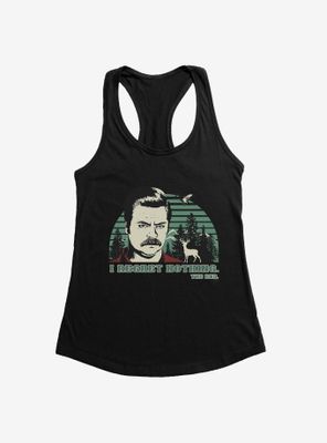 Parks And Recreation I Regret Nothing Womens Tank Top