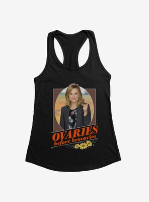 Parks And Recreation Ovaries Before Brovaries Womens Tank Top