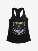 Parks And Recreation Burt Macklin Badge Womens Tank Top