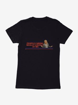 Parks And Recreation People Caring Loudly Womens T-Shirt