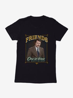 Parks And Recreation Sufficient Friends Womens T-Shirt