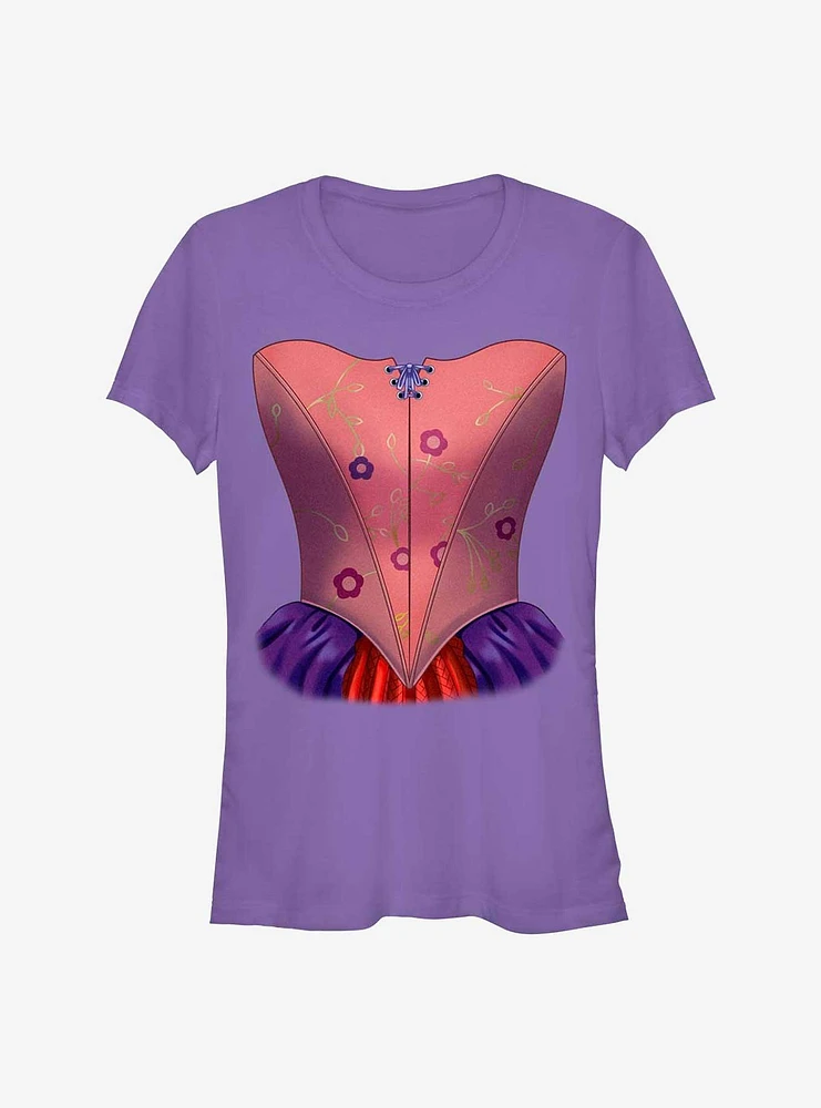 Disney Hocus Pocus Sarah Dress Cosplay Girls T-Shirt