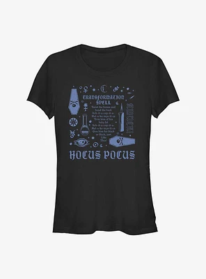 Disney Hocus Pocus Transformation Spell Girls T-Shirt