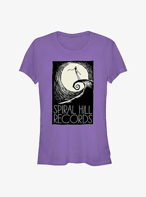 Disney The Nightmare Before Christmas Spiral Hill Records Girls T-Shirt