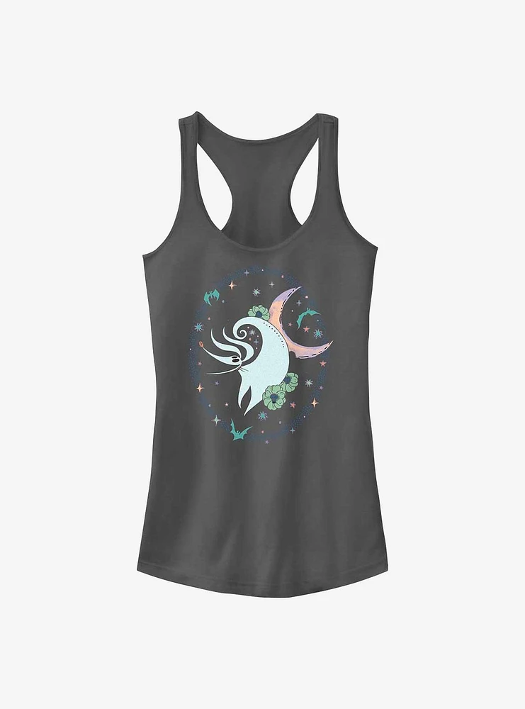 The Nightmare Before Christmas Zero Stars And Flowers Girls Tank Top