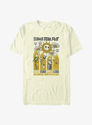 Disney The Nightmare Before Christmas Summer Fear Fest Poster T-Shirt