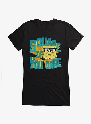 SpongeBob SquarePants Square If You Dare Girls T-Shirt