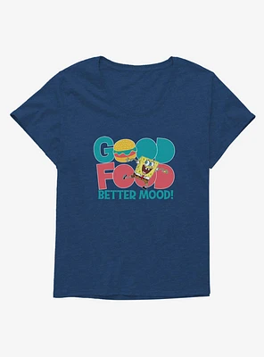 SpongeBob SquarePants Good Food Better Mood! Girls T-Shirt Plus