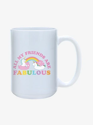 Care Bears All My Friends Are Fabulous Mug 15oz