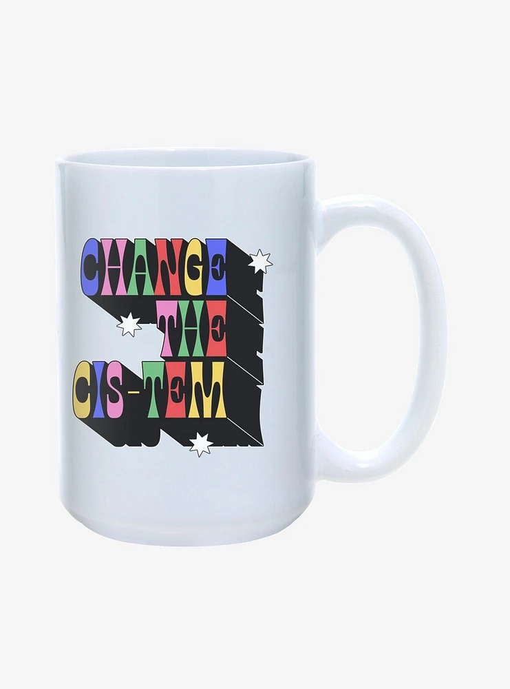 Change The Cis-Tem Pride Mug 15oz
