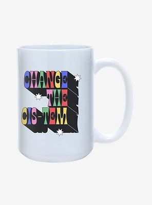 Change The Cis-Tem Pride Mug 15oz