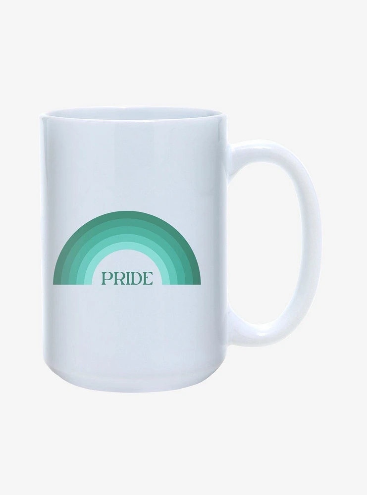 Green Rainbow Pride Mug 15oz