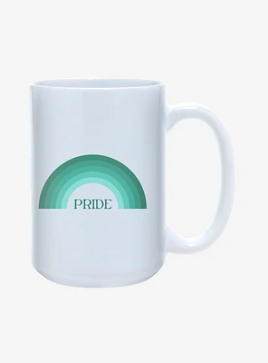 Green Rainbow Pride Mug 15oz