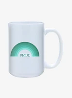 Green Rainbow Pride Mug 15oz