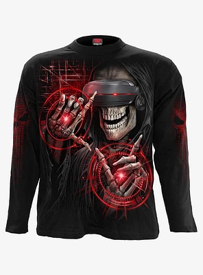 Cyber Death Black Longsleeve T-Shirt