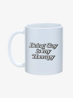 Being Gay Is My Therapy Pride Mug 11oz
