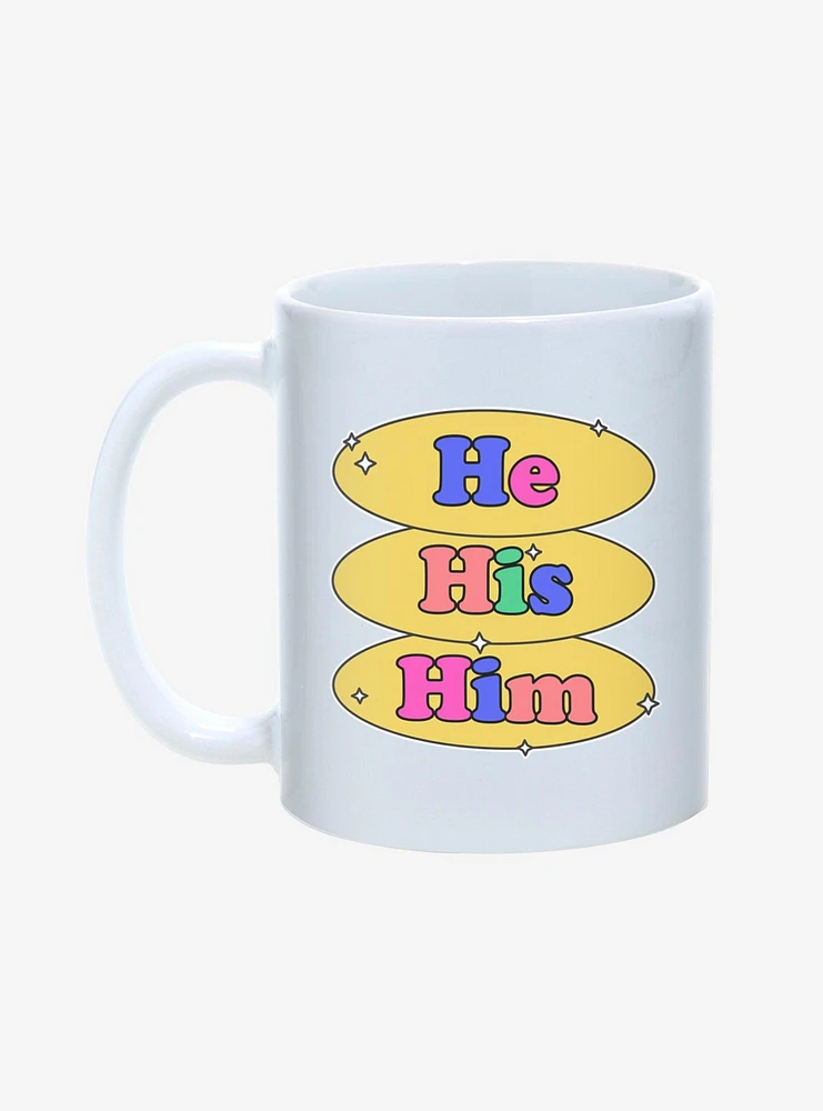 He His Him Pronouns Pride Mug 11oz