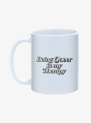 Being Queer Is My Therapy Pride Mug 11oz