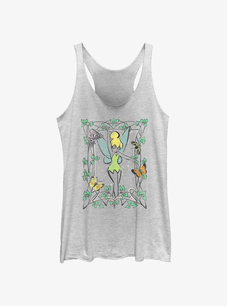 Disney Tinker Bell Garden Frame Womens Tank Top