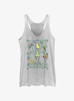 Disney Tinker Bell Garden Frame Womens Tank Top