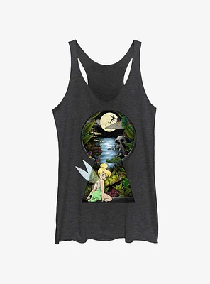Disney Tinker Bell Keyhole Womens Tank Top