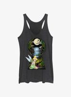 Disney Tinker Bell Keyhole Womens Tank Top