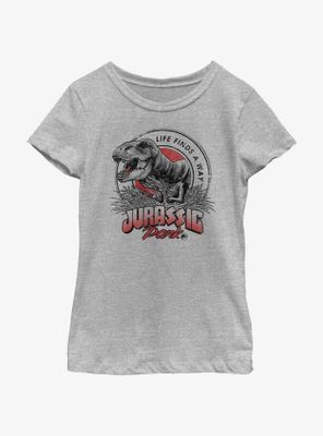 Jurassic Park Life Finds A Way Youth Girls T-Shirt