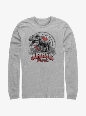 Jurassic Park Life Finds A Way Long Sleeve T-Shirt