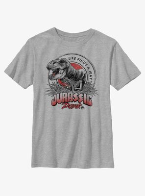 Jurassic Park Life Finds A Way Youth T-Shirt