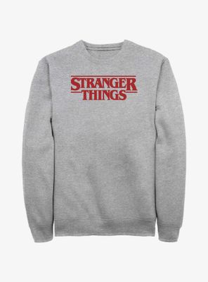 Stranger Things Red Logo Sweatshirt