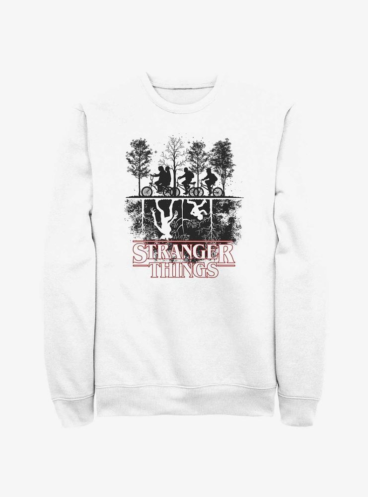 Stranger Things Upside Down Silhouette Sweatshirt