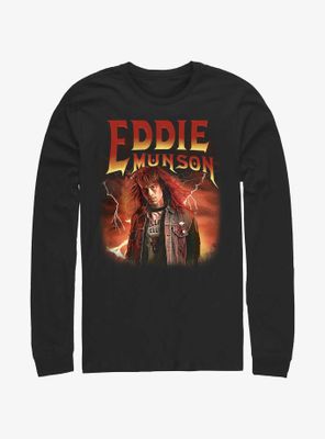 Stranger Things Metal Eddie Munson Long Sleeve T-Shirt
