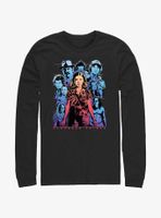 Stranger Things Neon Group Long Sleeve T-Shirt