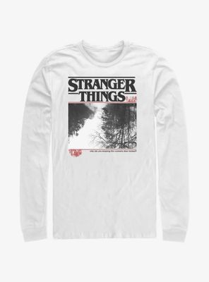 Stranger Things Upside Down Photo Long Sleeve T-Shirt