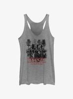 Stranger Things Upside Down Silhouette Womens Tank Top