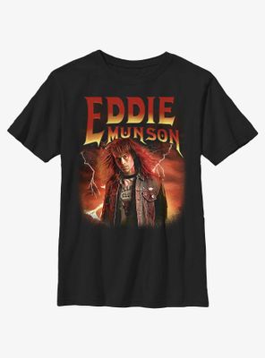 Stranger Things Metal Eddie Munson Youth T-Shirt